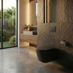 REA - Závesná WC misa Julio Black Matt REA-C6550