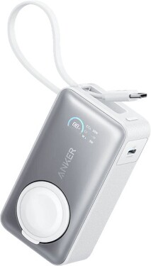 Anker Anker MagGo Powerbank, Weiß, USB-C, Apple Watch, 10.000 mAh, A1657H21