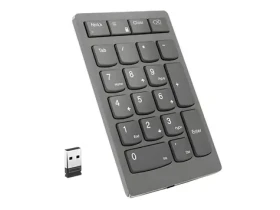 Lenovo Go Wireless Numeric Keypad sivá / Numerická klávesnica / Bezdrôtová / 21 kláves / Ergonomický design (4Y41C33791)