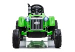 Mamido Detský elektrický traktor s vlečkou T1 zelený