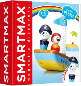 SMARTMAX Magnetická stavebnica Moji prví piráti 10 dielikov