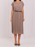 Dámske šaty DHJ SK 8839 1.23X hnedé – FPrice one size