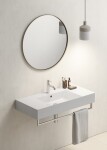 GSI - KUBE X keramické umývadlo 100x47cm, s odkladacími plochami, biela ExtraGlaze 9451111