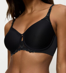 Dámska podprsenka Wild Azalea Florale Bra W01 - BLACK - black 0004 - TRIUMPH BLACK 95E