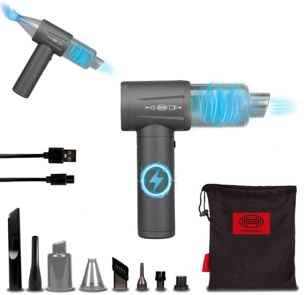 Makita HEYNER 2in1 VacuDuster Pro akumuliatorinis dulkių siurblys, 90 W, HEPA filtras