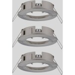 Paulmann 92479 EBL Choose vstavané bodové svietidlo sada 3 ks 10 W železo (kartáčovamé); 92479