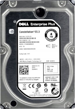 Dell DELL 0DRMYH 4TB 7.2K 128MB SAS-2 3.5' ST4000NM0023