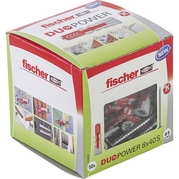 Fischer DUOPOWER 8x40 LD 535460 50 ks