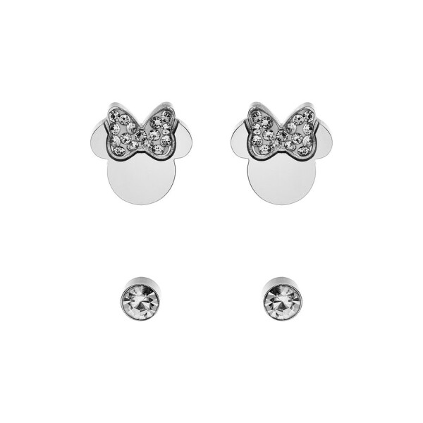 Disney Trblietavý set dievčenských náušníc Minnie Mouse S600149RWL-B.CS