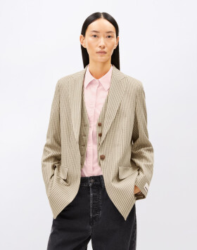 Armedangels Mikulaa Check 2248 sand stone M