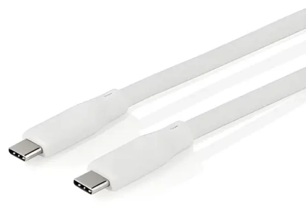 Nedis biela / Kábel USB-C / USB-C - USB-C / 240 W / 20 Gbps / 1 m (CCGB64810WT10)