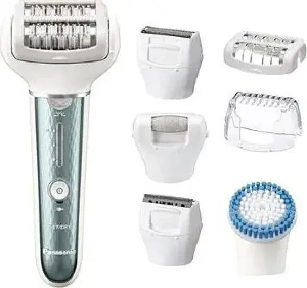 Panasonic ES-EL8C-G503 bielo-modrá / epilátor / 3 režimy / vodeodolný / 30 minút / 60 pinziet (ES-EL8C-G503)