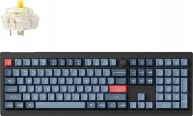 Keychron Keychron - V6 Max QMK/VIA Wireless Custom Mechanical Keyboard - Klawiatura mechaniczna Fully Assembled Knob Banana