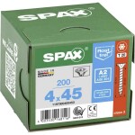 SPAX R 88091 Senkkopf T-STAR 1197000400453 skrutka do dreva 4 mm 45 mm T-STAR plus nerezová ocel A2 200 ks; 1197000400453