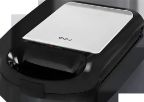 ECG S 4310 QUATTRE / Sendvičovač / 3 dosky na pečenie / 8 trojuholníkových sendvičov / 1200 W / nerez (100002074710)