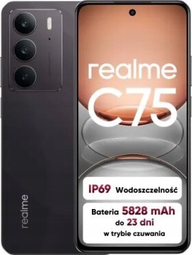 Realme Realme C75 Dual Sim 8GB RAM 128GB - Storm Black