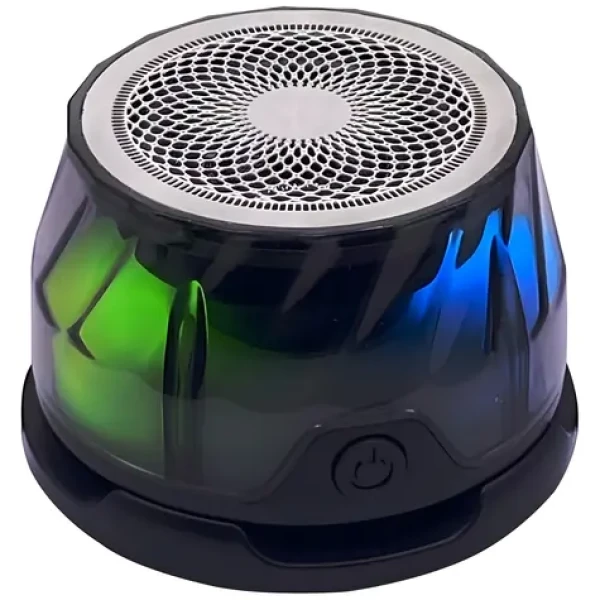 4smarts SoundCharge čierna / Reproduktor / MagSafe / Bluetooth 5.4 / bezdrôtové nabíjanie / RGB (541365)