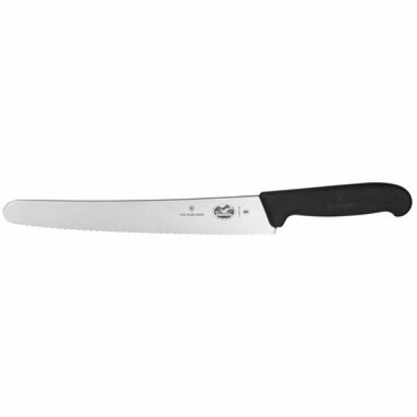 VICTORINOX Fibrox nôž na tortu 26 cm / vrúbkovaná čepeľ / Dĺžka čepele 26 cm (V-5.29 33.26)