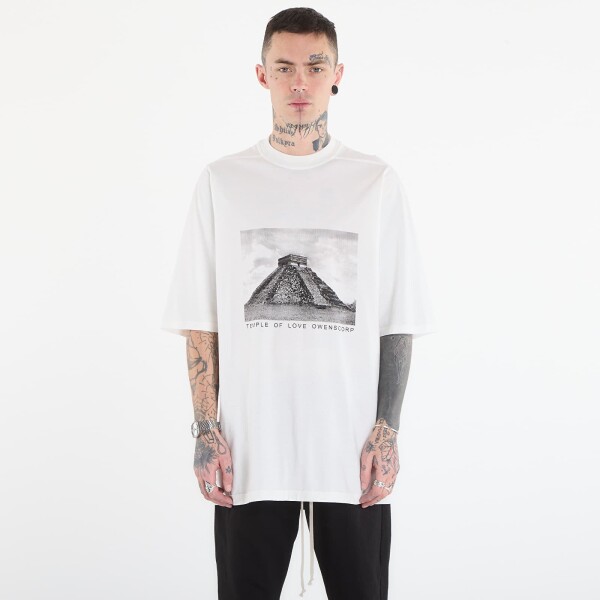 Tričko Rick Owens DRKSHDW Jumbo Ss T-Shirt Milk/ Black M