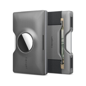 Spigen Wallet S Card Holder peňaženka pre Apple AirTag šedá (AMP02303)
