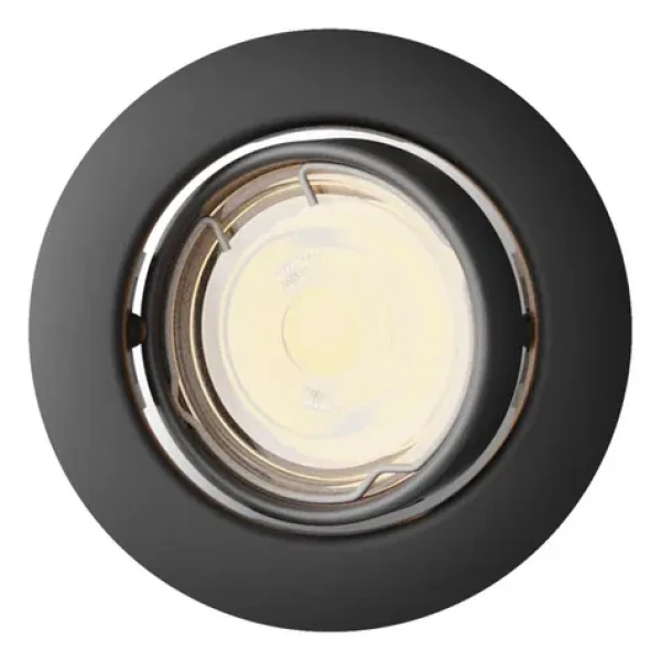 Philips Peridot čierna O9 cm / Vstavané svietidlo / GU10 / 7W / IP20 (SKL000509971)