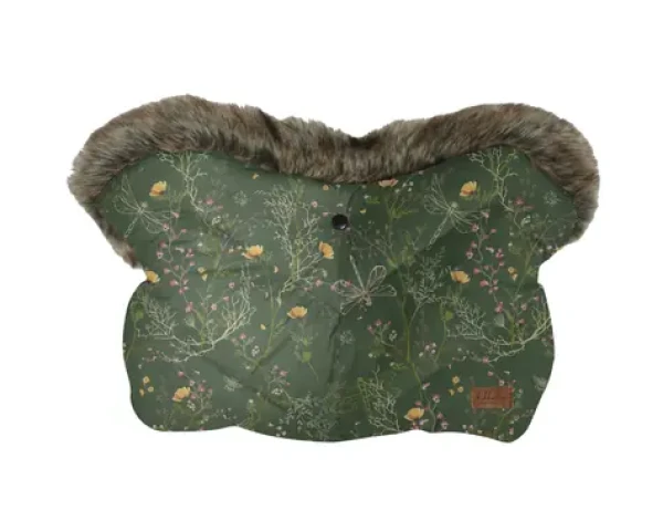 KikkaBoo Rukavice na kočík Luxury Secret Garden Green (31108040157KB)