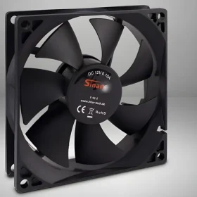 Inter-tech F-92-S čierna / Ventilátor / 92x92x25 mm / 1500 ot/min / 24 dB / 3pin (88885180)