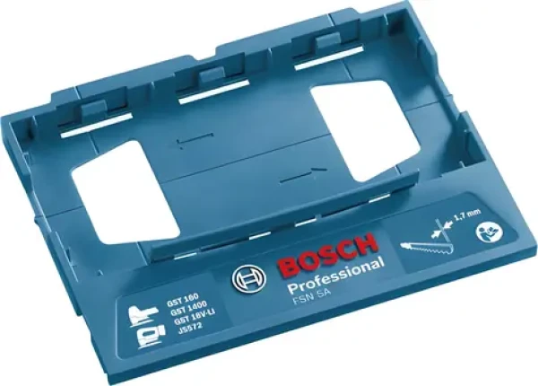 BOSCH FSN SA 1600A001FS modrá / Adaptér vodiacej lišty / pre priamočiare píly / kompatibilný s Mafell, Festool (1600A001FS)