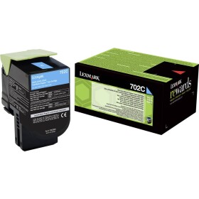 Lexmark 702C CS310 CS410 CS510 toner originál zelenomodrá Maximálny rozsah stárnek 1000 Seiten; 70C20C0