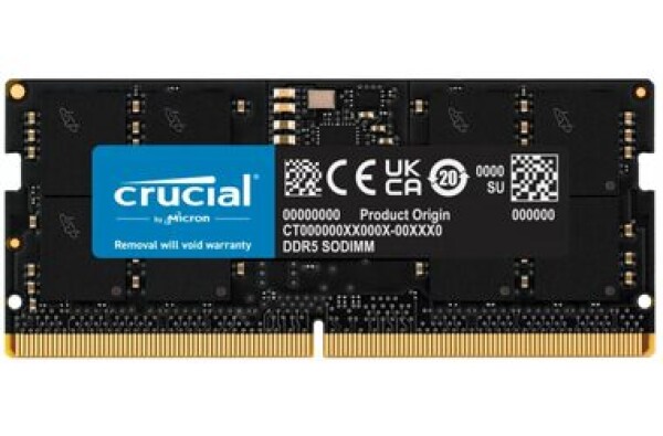 CRUCIAL 24GB (1x24GB) DDR5 5600MHz/DDR5/SO-DIMM/CL46/1.1V (CT24G56C46S5)