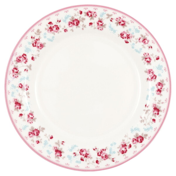 GREEN GATE Porcelánový tanier Elsy White