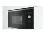 BOSCH BFL523MS0 čierna / Vstavaná mikrovlnná rúra / 20 l / 800 W / LED displej / 7 programov / Dotykové ovládanie (BFL523MS0)