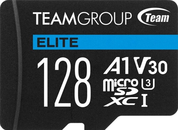 TeamGroup Elite MicroSDXC 128 GB Class 10 UHS-I/U3 A1 V30 (TEAUSDX128GIV30A103)