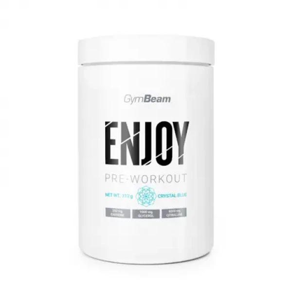ENJOY Pre-Workout - GymBeam (crystal blue, 312 g) (53725-1-312g-crystalblue)