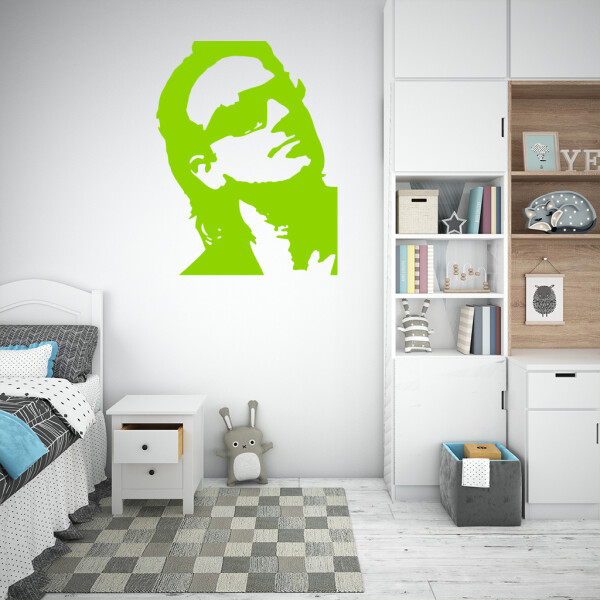 Veselá Stena Samolepka Bono Vox (U2) Farba: zelená, Veľkosť: 100 x 77 cm
