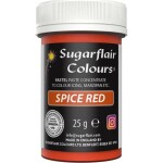 Gélová farba spice red 25 g - Sugarflair - Sugarflair