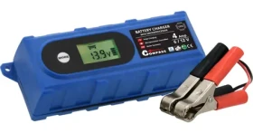 Compass Nabíjačka autobatérií mikroprocesorová 4A 6/12V / Nabíjačka autobatérií / LCD displej / PB/GEL/AGM / 4-120 Ah (07146)