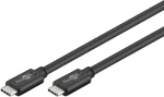 Goobay 67975 čierna / Kábel USB-C - USB-C / 0.5 m / USB 3.2 Gen1 / 5 Gbps / 3A PD (67975)
