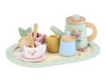 Little Dutch Čajový set drevený s kvetinovou potlačou