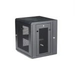 StarTech 12U nástenný rozvádzač čierna / Nástenný rozvádzač / 19" / hĺbka 550 mm / nosnosť 90 kg (RK12WALHM)