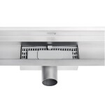 Mereo Odtokový sprchový žľab do steny 70 cm, vr. roštu TILE CZ191