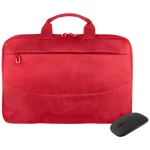 Tucano Idea červená / Sada / taška na notebook 15,6" + bezdrôtová myš / polstrovaná priehradka (BU-BIDEA-WM-R)