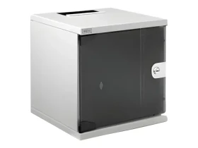 Digitus Nástenný rozvádzač 10" 254mm 6U šedý / Rozvádzač / Sklenené dvere / Nosnosť 30 kg / IP20 (DN-10-05U-1)