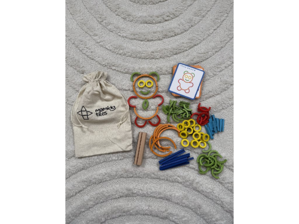 Mamido Mamido Magnetické dieliky Kúzelná taška - Magnetické tvary MT111