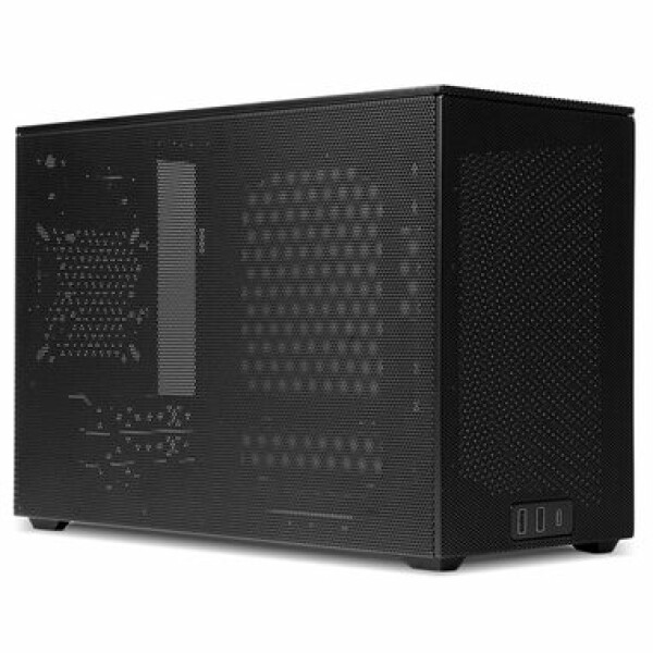 Ssupd Meshroom D čierna / Mini-ITX / 2x USB-A 3.0 / 1x USB-C 3.1 / bez zdroja (SSU-MESH-D-FM-GY)