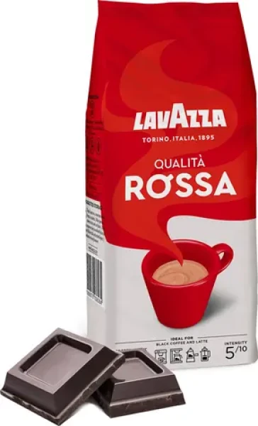 LAVAZZA Qualita Rossa 250 g / Zrnková káva / 30% Robusta amp; 70% Arabica / Vákuové balenie (KAWLAVKIR0003)
