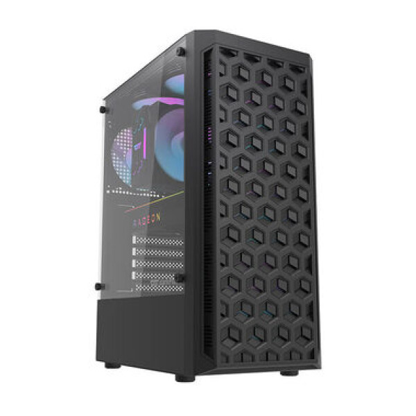 DarkFlash DK300M čierna / mATX / 3x 120 mm / 3x USB-A / priehľadná bočnica / bez zdroja (DK300M ATX)