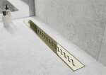 MEXEN/S - Flat M18 odtokový žľab 70 cm zlatý 1523070-15