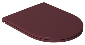 ISVEA - INFINITY WC sedátko SLIM, Soft Close, Easy Take, matná maroon Red 40KF0543I