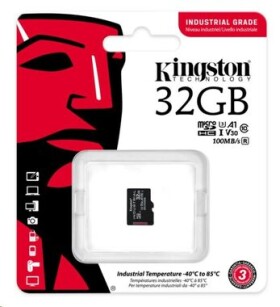 Kingston microSDHC 32GB Industrial / UHS-I V3 / U3 / Class 10 (SDCIT2/32GBSP)